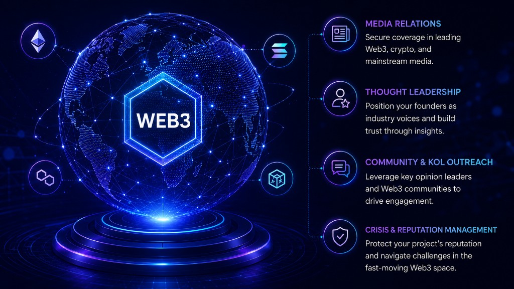 Web3 PR distribution network